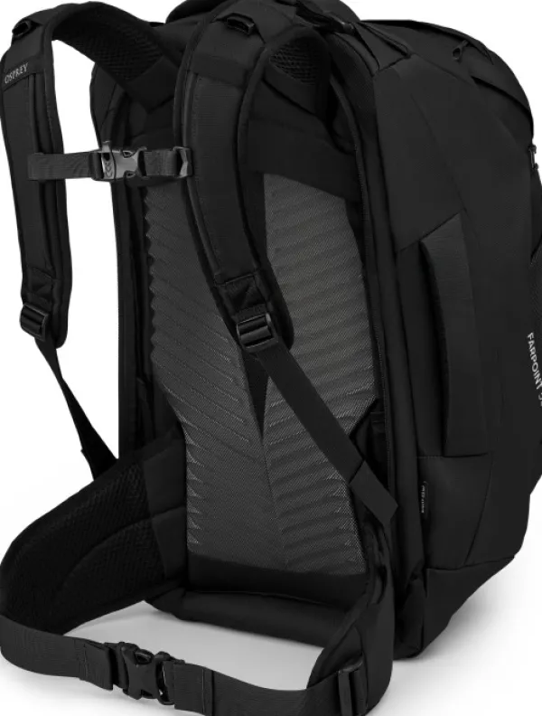 Osprey Matkalaukut^Farpoint 55 matkailurinkka, musta