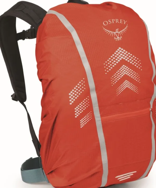 Osprey Hi-Vis Commuter Raincover S sadesuoja, 20 - 35 L, punaoranssi| Reppujen Ja Laukkujen Tarvikkeet