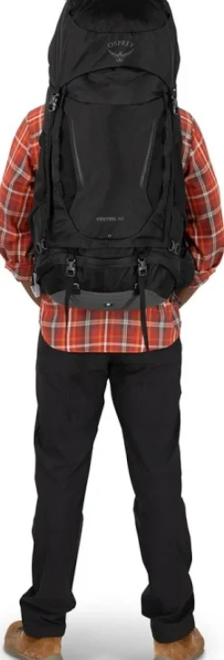 Osprey Kestrel 68 rinkka, musta| Reput Ja Rinkat