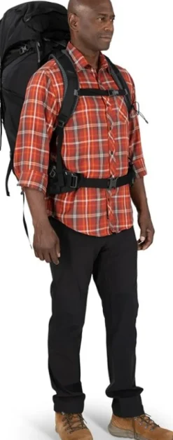 Osprey Kestrel 68 rinkka, musta| Reput Ja Rinkat