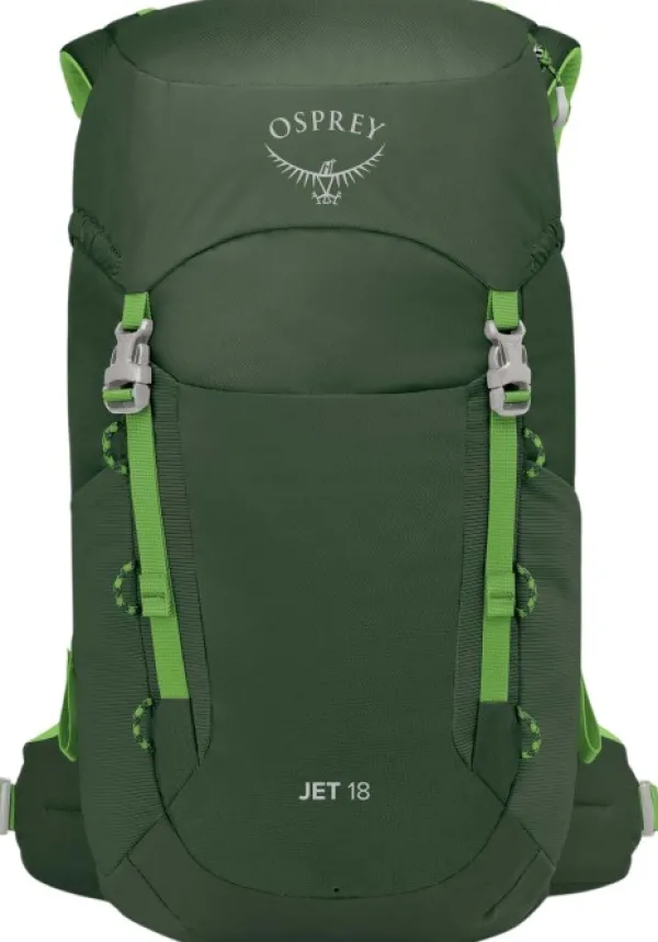 Osprey Reput Ja Rinkat^Kids Jet 18 Green Canopy/Limeline Green