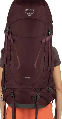 Osprey Reput Ja Rinkat^Kyte 58 naisten rinkka, ruskeapunainen