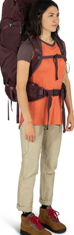 Osprey Reput Ja Rinkat^Kyte 58 naisten rinkka, ruskeapunainen