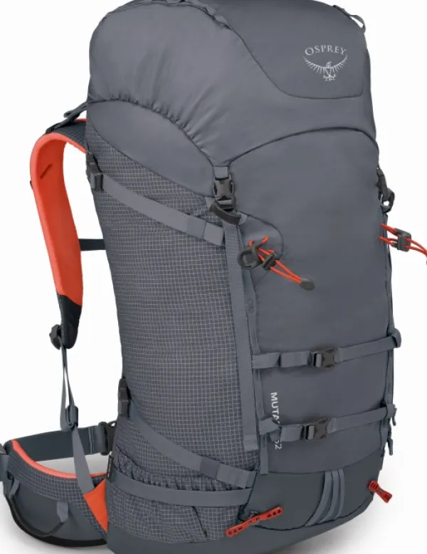 Osprey Reput Ja Rinkat^Mutant 52 kiipeilyreppu, harmaa/oranssi