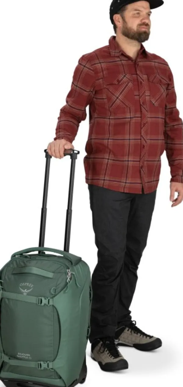 Osprey Matkalaukut^Sojourn Shuttle 45 matkalaukku, harmaavihreä