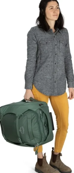 Osprey Matkalaukut^Sojourn Shuttle 45 matkalaukku, harmaavihreä