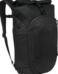 Osprey Reput Ja Rinkat^Transporter Roll Top Pack Raven Black/Black