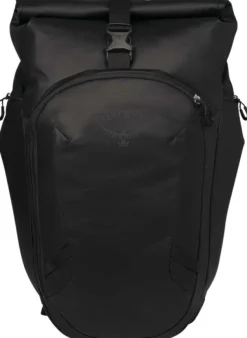 Osprey Reput Ja Rinkat^Transporter Roll Top Pack Raven Black/Black
