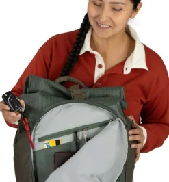 Osprey Reput Ja Rinkat^Transporter Roll Top Pack Euphoria Purple/Purple Ink