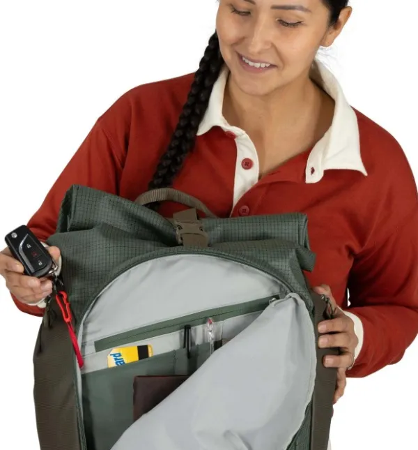 Osprey Reput Ja Rinkat^Transporter Roll Top Pack Euphoria Purple/Purple Ink