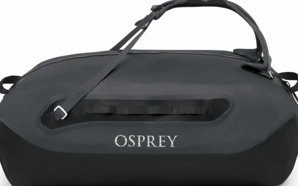 Osprey Varustekassit^Transporter WP Duffel 100 vedenkestävä putkikassi, tummanharmaa