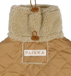 PAIKKA Quilted Sherpa Jacket koiran takki, Camel| Talvitakit