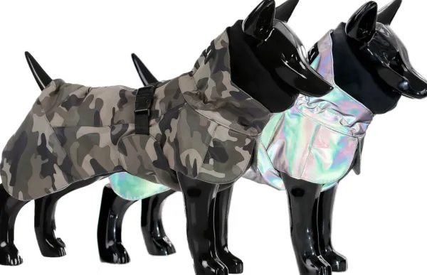 PAIKKA Recovery Raincoat koiran sadetakki, 35-50 cm, Camo| Sadetakit