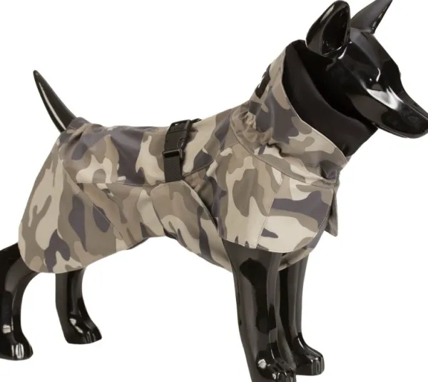 PAIKKA Recovery Raincoat koiran sadetakki, 35-50 cm, Camo| Sadetakit