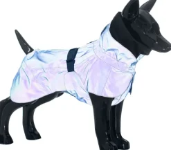 PAIKKA Visibility Raincoat koiran sadetakki, 55 - 60 cm, sininen| Sadetakit