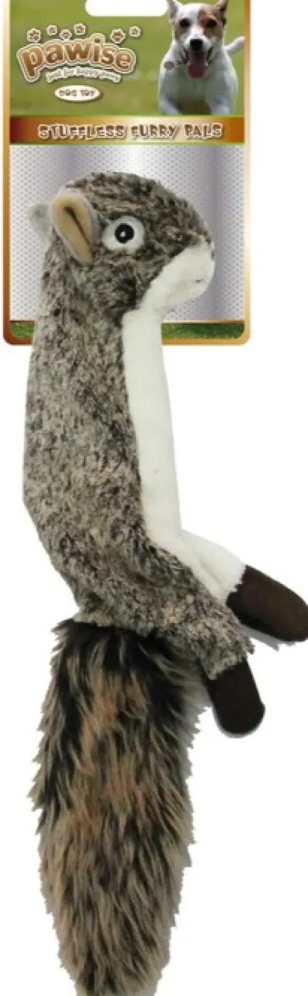 Pawise Koiranlelu Stuffingless Orava 48 cm| Pehmeät Lelut