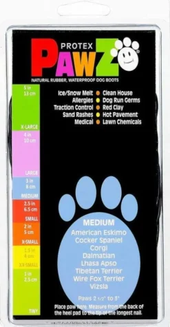 Pawz Dog Boots Black M| Koiran Tossut