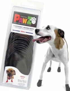 Pawz Dog Boots Black S| Koiran Tossut
