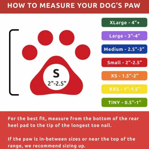 Pawz Dog Boots Black S| Koiran Tossut