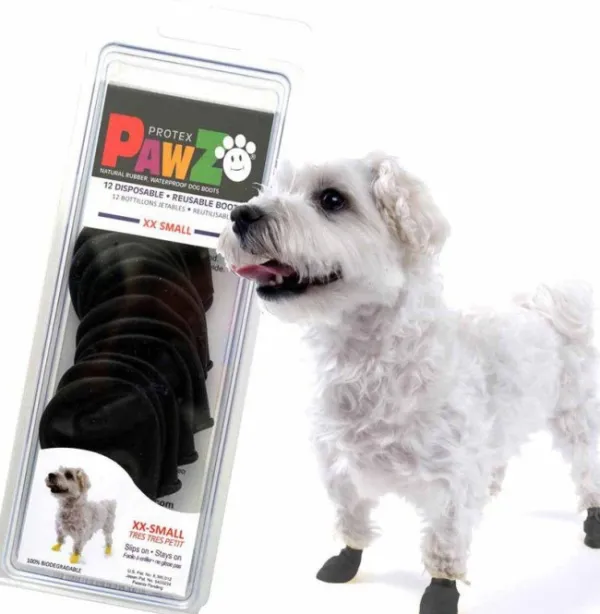 Pawz Dog Boots Black XXS| Koiran Tossut