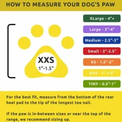 Pawz Dog Boots Black XXS| Koiran Tossut