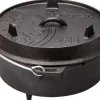 Petromax Avotulelle^Dutch Oven valurautapata, 6,1 litraa, Ft6