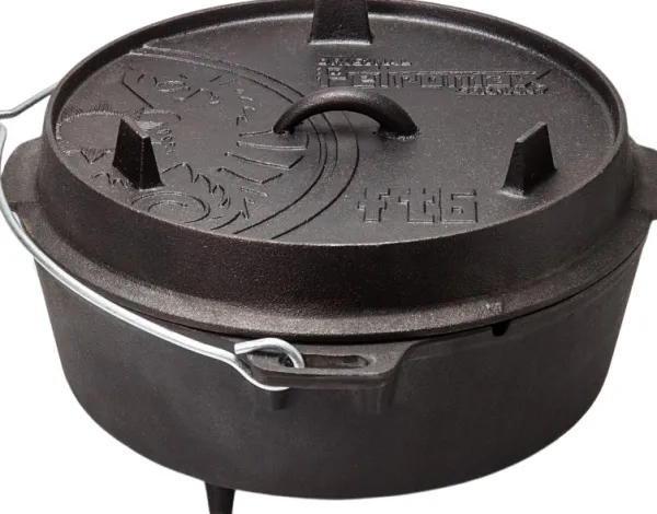Petromax Avotulelle^Dutch Oven valurautapata, 6,1 litraa, Ft6