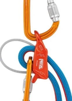 Petzl Kiipeilyvarusteet^Belay Device Reverso köysijarru, Red/Orange