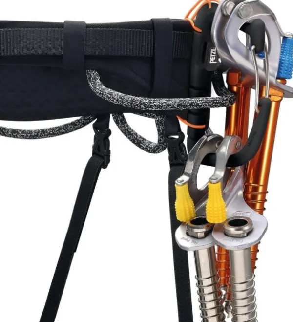 Petzl Kiipeilyvarusteet^Caritool Evo jääruuviteline, Black
