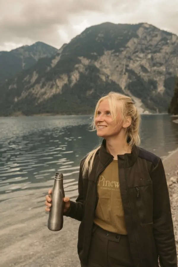 Pinewood Naisten metsästysvaatteet/Naisten Metsästyspaidat^Abisko Power Fleece naisten fleecetakki, tummanvihreä