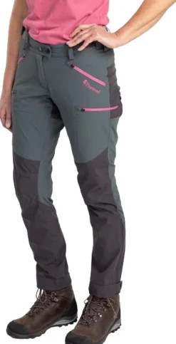 Pinewood Abisko Trouser naisten ulkoiluhousut, Urban Grey/Dark Anthracite| Naisten metsästysvaatteet/Naisten Metsästyshousut