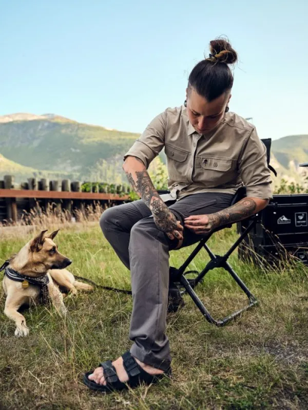 Pinewood Everyday Travel Zipoff Trousers naisten katkolahjehousut, harmaa| Vapaa-ajan Housut