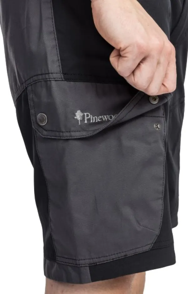 Pinewood Shortsit^Finnveden Trail Hybrid Shorts shortsit, tummanharmaa/musta