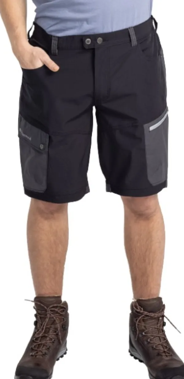Pinewood Shortsit^Finnveden Trail Hybrid Shorts shortsit, tummanharmaa/musta