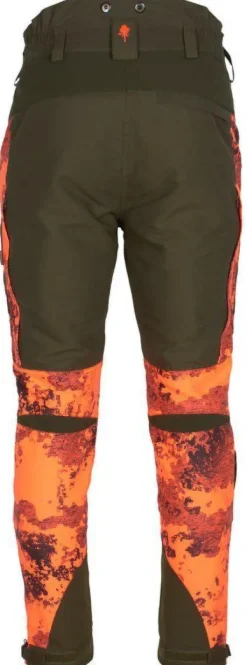Pinewood Koiranohjaajan Vaatteet^Hunter Pro Xtr 2.0 Camou Trousers naisten metsästyshousut, vihreä/oranssi