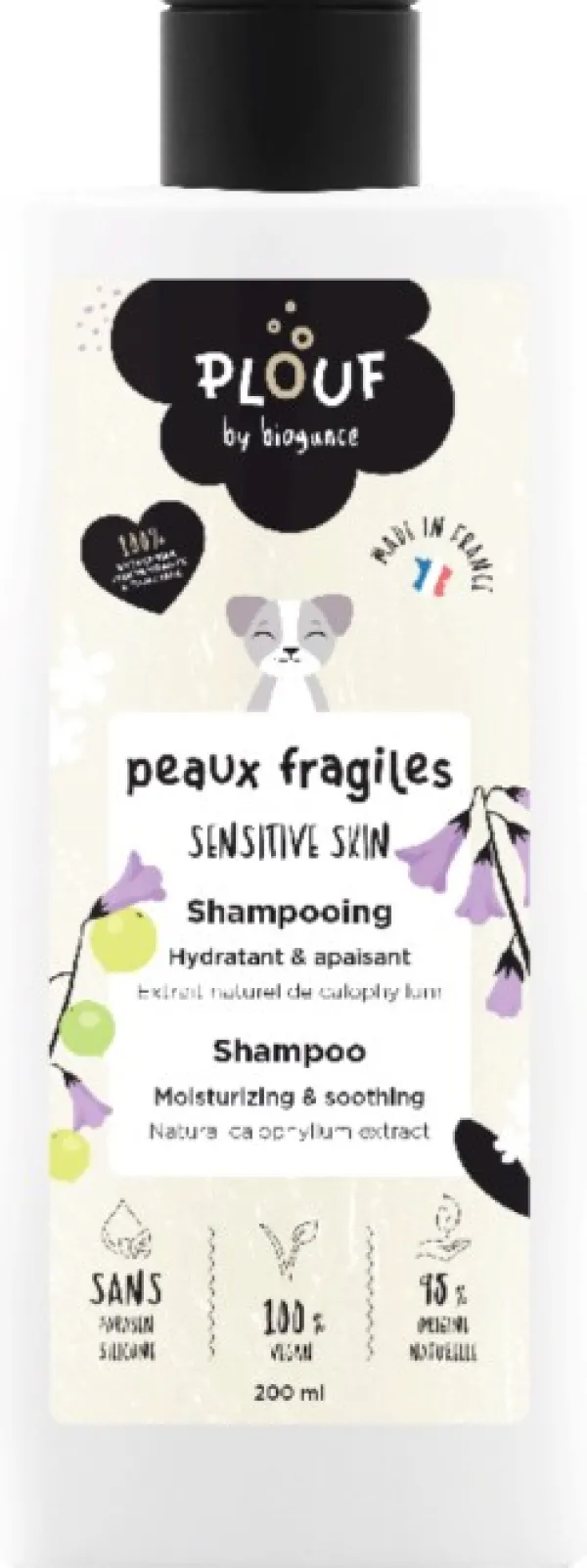 BIOGANCE Plouf by Sensitive Skin shampoo herkälle iholle, 200ml| Turkinhoito