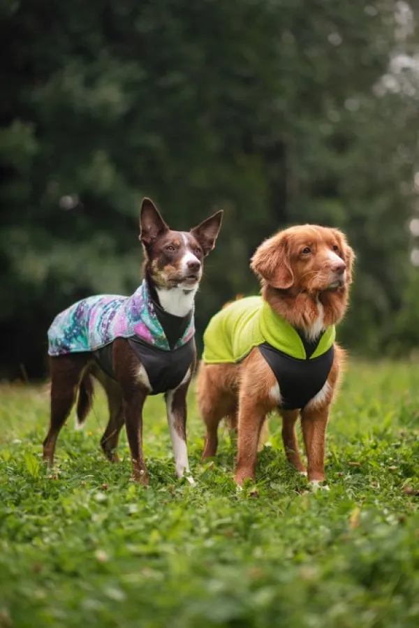 Pomppa Jumppa koiran fleecetakki, 31 - 34 cm, Aurora| Fleecetakit