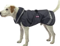 Pomppa Sadetakit^Kevyt koirantakki, 44-48 cm, Graphite