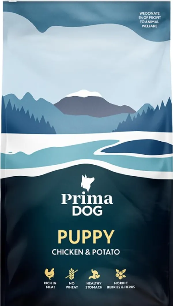 PrimaDog Puppy Chicken & Potato 10 kg| Koiran Kuivaruoka