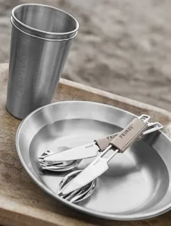Primus Astiat Ja Ruokailuvälineet^Campfire Plate – Stainless Steel Retkilautanen