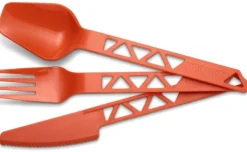 Primus Lightweight TrailCutlery -ruokailuvälineet, oranssi| Astiat Ja Ruokailuvälineet