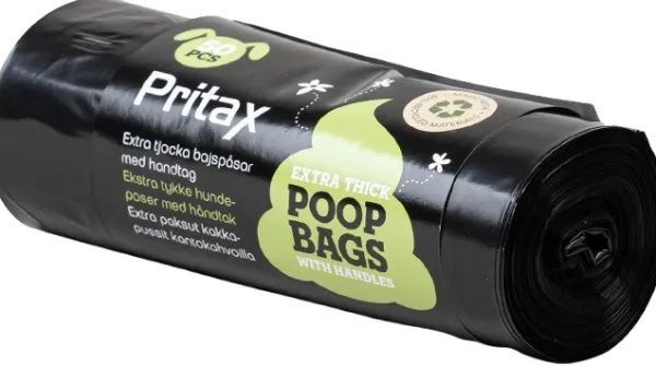 Pritax Pluto kakkapussit 50 kpl musta| Koirankakkapussit