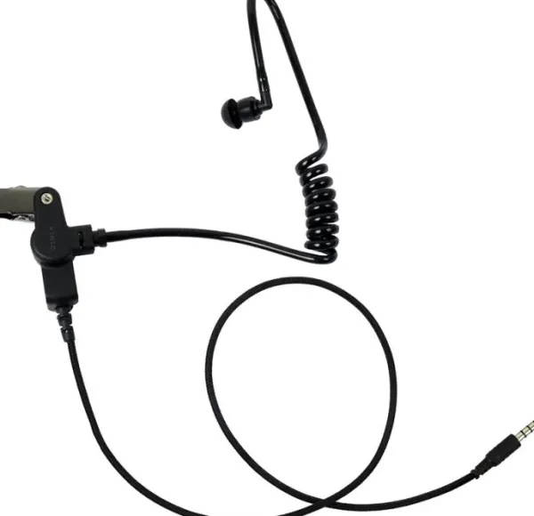 ProEquip PRO-AT35S FabricLine Airtube radiopuhelimen kaapeli, 3,5mm| Kuulosuojaimet