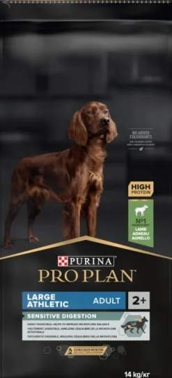 Purina PRO PLAN Large Athletic Adult Sensitive Digestion Lamm 14 kg| Koiran Kuivaruoka