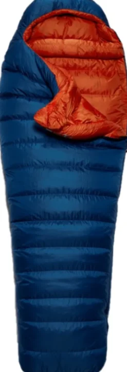 Rab Ascent 700 untuvamakuupussi, pitkä malli, -9°C Ink Unisex| Makuupussit/Kolmen Vuodenajan Makuupussit