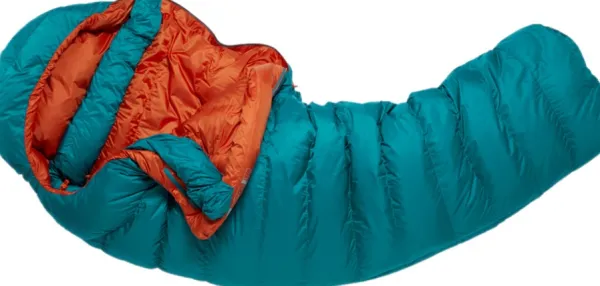Rab Makuupussit/Kevät- Ja Kesämakuupussit^Ascent 500 untuvamakuupussi, naisten malli, -5°C Marina Blue