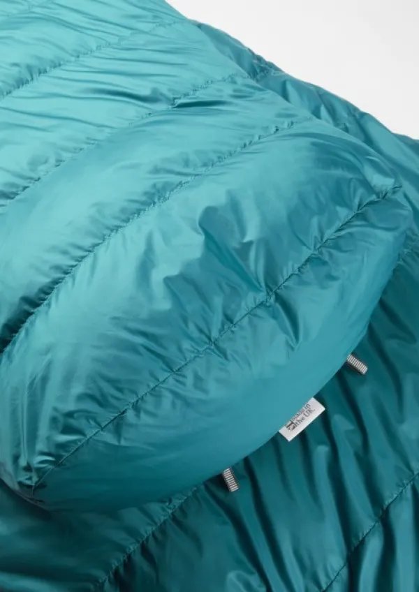 Rab Makuupussit/Kevät- Ja Kesämakuupussit^Ascent 500 untuvamakuupussi, naisten malli, -5°C Marina Blue