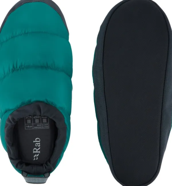 Rab Tossut^Down Hut Slipper untuvatohvelit, sinivihreä