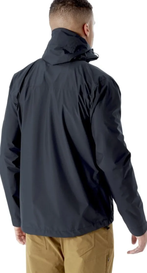 Rab Sadevaatteet^Downpour Eco Jacket ulkoilutakki, musta