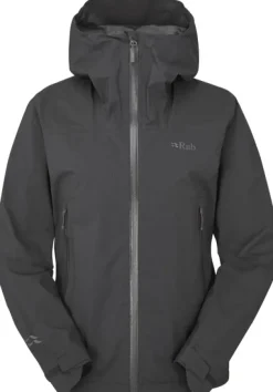 Rab Downpour Light Jacket naisten kuoritakki, tummanharmaa| Sadevaatteet